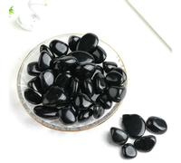1 Pierre de quartz rose améthyste naturelle, gravier irrégulier, spécimen de minéraux de polissage, pierre de guérison Reiki, décoration pour aquarium et maison - obsidienne - 50 g