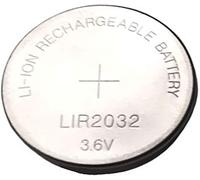 1 pile bouton rechargeable Eunicell LIR2032 CR2032.