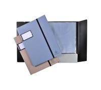 1 porte-vues A4 - Campus Métal - 40 vues - Polypro - Exacompta - Coloris assortis