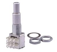 1 potentiomètre empilé B5K / B10K / B50K / B100K / B250K / B500K empilé double potentiomètre concentrique avec instrument électrique à détente centrale