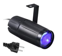 1 projecteur LED boule disco, éclairage scénique dynamique, spots pinspot pour soirées, clubs, DJ et événements intérieurs .