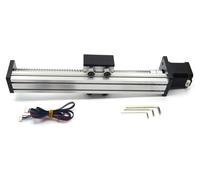 1 rail linéaire, vis à billes SFU1605 avec moteur pas à pas, course effective de 200 mm, pour pièces de routeur CNC DIY, axe linéaire X Y Z
