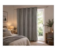 1 Rideau bouclette Wooly 140 x 240 cm gris