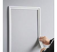 1 rouleau, 1 m/4 m/6 m Bordure décorative élégante en PVC auto-adhésive - flexible et pliable, pour les murs, les sols, les armoires - installation facile, décoration européenne pour la maison et les 