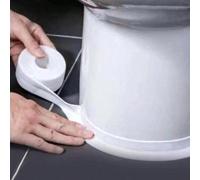 1 Rouleau/2 Rouleaux/3 Rouleaux Ruban d'étanchéité imperméable et anti-moisissure 3,2m*2,2cm pour évier de cuisine/salle de bain, toilette, baignoire. Magie de la maison. Dites adieu à la moisissure e