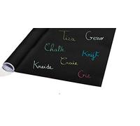 Tableau adhésif pour craie, en rouleau, noir
