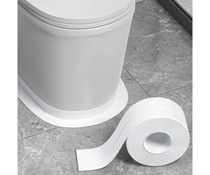 1 rouleau de 1/3/5M Ruban de calfeutrage anti-moisissure imperméable à l'eau et auto-adhésif pour la salle de bain. Stickers décoratifs pour la maison, ruban d'étanchéité durable, prévient les dommage