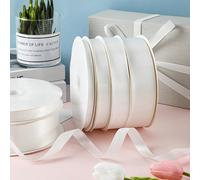 1 rouleau de 22 m de ruban doré champagne avec nœud, ruban satin coloré, ruban jacquard en polyester, ruban pour boîte-cadeau 2,5 cm * 22 m,2 cm * 22 m,4 cm * 22 m,1 cm * 22 m,5 cm * 22 m,0,6 cm * 22 