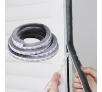 1 rouleau de 5 m/16,4 pieds de joint d'étanchéité pour porte, bande d'étanchéité adhésive pour fenêtre de maison, résistante aux intempéries, insonorisante, anti-poussière, fournitures de rentrée scol