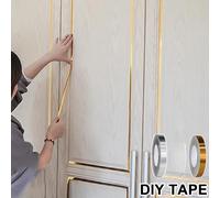 1 rouleau de bande de calfeutrage de cuisine, joint anti-moisissure et anti-huile autoadhésif pour carrelage de sol de salle de séjour, décalcomanie de boîte à bijoux, ruban d'étanchéité pour sol et b