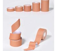 1 rouleau de bande élastique invisible pour la poitrine, bande de levage et de maintien de la poitrine, bande de muscle corporel pour la poitrine, style enveloppe sportive sans couture auto-adhésive S