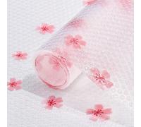 1 rouleau de doublure de placard de cuisine à motif sakura épaissi, tapis de tiroir non adhésif, doublure de placard antidérapante, tapis de réfrigérateur lavable en EVA, tapis de réfrigérateur facile