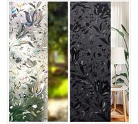 1 rouleau de film décoratif pour fenêtre, autocollant de fenêtre en verre teinté 3D, bloqueur de soleil anti-UV pour le contrôle de la chaleur à la maison, autocollants, stickers muraux, décalcomanies