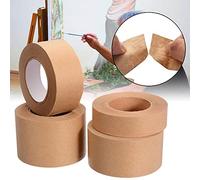 1 rouleau de papier kraft gommé de 30 m de ruban de papier de masquage adhésif brun pour le scellement de boîtes outils d'emballage de ruban de papier kraft - 47 mm x 30 m