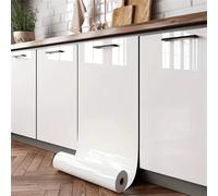 1 rouleau de papier peint à motif brillant qui se pèle et se colle avec des autocollants muraux imperméables et résistants à l'huile, convenant aux armoires de cuisine, aux meubles, à la décoration de