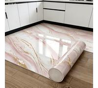 1 rouleau de papier peint adhésif de luxe rose et or, motif marbre. Papier contact autoadhésif haute brillance, imperméable et amovible. Sticker mural en vinyle épaissi pour chambre à coucher, cuisine