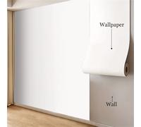 1 rouleau de papier peint minimaliste de couleur unie, surface mate, papier adhésif amovible pour table, armoire, garde-robe, décoration de la maison. Autocollants muraux, décoration de chambre, salle