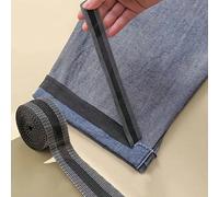 1 rouleau de ruban adhésif pour ourlets, fixateur d'ourlet de pantalon/short sans couture, ruban adhésif pour ourlet de vêtements pour raccourcir les pantalons Noir 1 mètre de long,Noir 3 mètres de lo