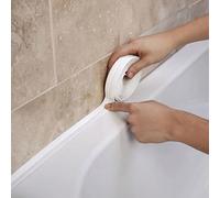 1 rouleau de ruban de calfeutrage, bande de calfeutrage de salle de bain imperméable et résistante à la moisissure, ruban adhésif d'étanchéité pour cuisine, salle de bain, évier, baignoire, douche, to