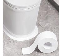 1 rouleau de ruban d'étanchéité de sol blanc/bande d'étanchéité/ruban d'étanchéité imperméable, bande d'étanchéité en PVC imperméable, ruban de calfeutrage adhésif décoratif, ruban de calfeutrage, ban