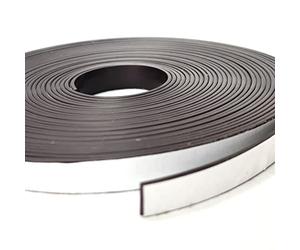 1 rouleau de ruban magnétique 12 mm x 4,5 m avec dos autocollant, polarité A (4,6 m)