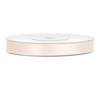 1 rouleau de ruban satin creme 25m x 6mm deco mariage bapteme communion G