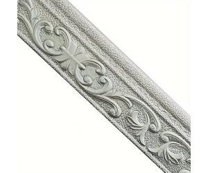1 Rouleau de stickers muraux 3D autocollants style plinthe rétro européen - Moulure décorative adhésive