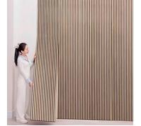 1 rouleau Panneaux muraux 3D effet bois, Panneaux muraux décoratifs DIY pour maison, plafond, décoration murale, fond TV pour salon, décoration chambre et cuisine, stickers pour table, papier peint ad
