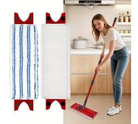 1 serpillère de rechange compatible avec Vileda UltraMax, tampon de nettoyage 2 en 1 en microfibre très absorbant pour la maison (1 pièce, bleu)