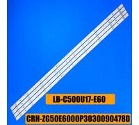 1 set - 4 pcs Bande LED Pour CRH-ZG50E6000P3030090478DREV1.3 te-50F6100P 50F6100P E4SFT5017 E2SW5018 P8Q0H E4SW5017RKU LB-C500U17-E60 ""Nipseyteko®