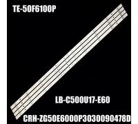 1 set - 4 pcs Bande LED te-50F6100P 50F6100P E4SFT5017 E2SW5018 P8Q0H E4SW5017RKU LB-C500U17-E60 CRH-ZG50E6000P3030090478DREV1.3 ""Nipseyteko