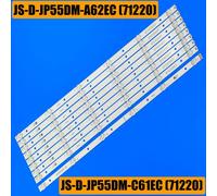 1 set - 9 pcs Bande de rétroéclairage LED (9) pour BBK 55LEX-8158/UTS2 AKTV JS-D-JP55DM-A62EC CÉgalement EC 55DM1000/600MA-2BIN 55DM1000/300MA-ABIN/FHD volontairement 55K4000 ""Nipseyteko®