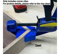 1 set Adaptateur de serre-joint à angle rapide IRVIN, conçu spécifiquement pour une utilisation avec des serre-joints rapides 1 jeu de clips d'anglePolypropylène