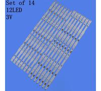 1 set Bande de rétro-éclairage LED 3V pour Philips TV, pour LB55037, 55PUK6400/12, 55PUH6400/88, TPT550J1-QVN03.U, 55PUX6400, LB55043, LB55052, E556 ""Nipseyteko