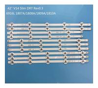 1 set Bande LED PANASOAlfred 6916L-1807A 1808A 1809A 1810A TX-42AS750E TX-42ASM651E TX-42ASM655 TX-42ASR750 TX-42ASW654 TX-42ASW745 ""Nipseyteko