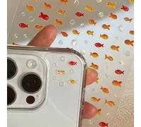 1 Set d'autocollants mignons d'animaux + film pour objectif, décalcomanies 3D gaufrées de chiot bou t lapin, décoration d'objectif de coque de téléphone, autocollants décoratifs DIY pour écouteurs