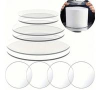 1 set de présentoir à gâteau - Plateau rond polyvalent pour la décoration et la cuisson, convient pour les fêtes d'anniversaire et les jours fériés UnicolorePMMA