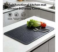 1 Set de Sets de Table en Silicone - Nappe Résistante à la Chaleur et Antidérapante Conçue pour Tables à Manger en Bois, Verre et Pierre - Accessoires Durables pour Cuisine et Salle à Manger, Sans Éle