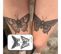 1 set de stickers de tatouage révolutionnaires, stickers de tatouage semi-permanents, stickers de tatouage temporaires, stickers de tatouage réalistes, imperméables, effet de tatouage vif, stickers de