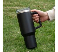 1 set en acier inoxydable Bouteille isotherme avec lanière & moderniste Bouteille isotherme sous vide pour voyage en plein air Blocs de couleurAcier inoxydable