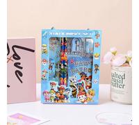 1 Set Fournitures Scolaires Paw Patrol avec Crayon, Règle, Gomme, Cahier, Crayon et Taille-crayon, Papeterie Portable Cadeau, Rentrée Scolaire Type B,Style : BLY-A,Style : WWD-BPC