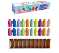 1 Set - Jeu de devinette de correspondance de mini bouteilles, cadeau idéal pour anniversaire et fête ABS