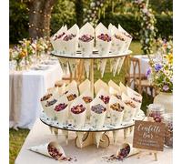 1 set Porte-miettes en bois, plateau en forme de feuille, porte-miettes de décoration de mariage, présentoir à cupcakes de mariage rustique, présentoir à desserts de table pour fête d'anniversaire, ét