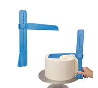 1 set Spatule de glaçage réglable en PP, spatule décalée bleue minimaliste pour la cuisine Taille UniquePolypropylène