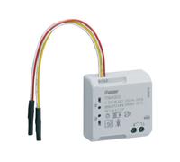 Hager Actionneur encastrable radio TRM690G – 1 sortie 2 fils, 2 entrées KNX, 230 V 4 A, 1 pièce