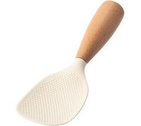 1 spatule à riz debout en silicone, pelle à riz et pommes de terre, pelle à riz domestique, pelle à riz résistante à la chaleur, anti-brûlure, cuillère à riz antiadhésive, spatule à riz, gadget de