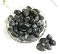 1 spécimen de gravier de quartz rose améthyste cristallin naturel, pierre de polissage irrégulière, pierre de guérison Reiki pour aquarium et décoration intérieure - labradorite - 50 g