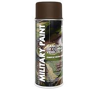 1 spray de 400 ml de peinture militaire de l'armée - Couleur au choix (cuir marron RAL 8027).