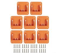 1 support à outils pour perceuses RIDGID Li-ion 18 V, organiseur mural robuste en ABS pour garage, atelier, facile à installer avec vis incluses (8 pièces)