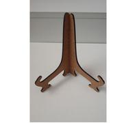 1 support assiette en bois MDF ,chevalet porte assiette,présentoir assiette ,